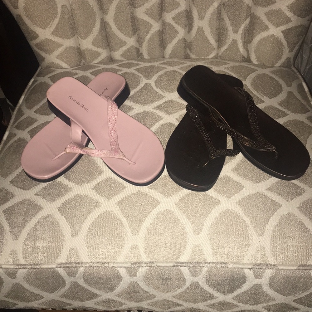 Amanda Smith rhinestone sandals